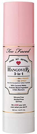 Too Faced Hangover 3-in-1 Replenishing Primer & Setting Spray 4 oz/ 120 mL