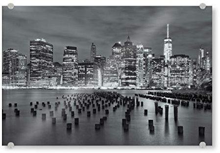 artboxONE Acrylglasbild 90x60 cm Städte New York #1 Bild hinter Acrylglas - Bild New York New York Skyline