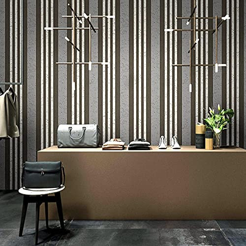 ZZDXL Tapeten Streifen Tapete Vliestapete 10 M X 0,53 M,3D Tapete Für Schlafzimmer Wohnzimmer Oder Küche,Modern Klassisch Elegance Tapete Kinderzimmer,Wandtapete Jungen Mädchen