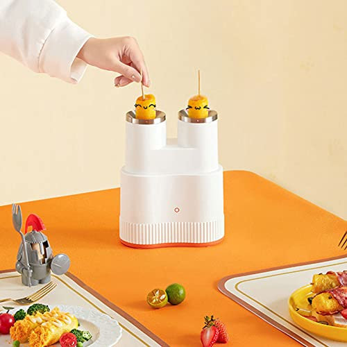 Boiler Automatic Egg Roll Maker Omelette Cup Machine Support, Free 100pcs Bamboo Sticks, Egg Roll Machine, Hot Dog Master Rapid Sausage Boiler Omelet Cooker for Breakfast Gift for Kids & Adult
