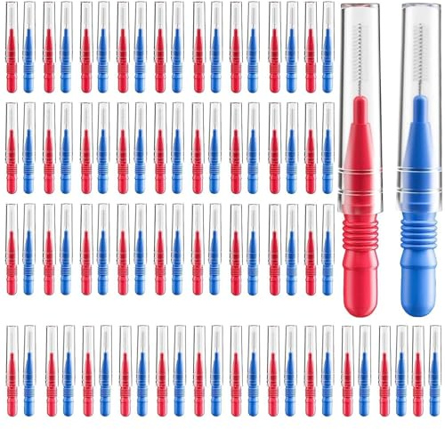 VINSULLA Interdental Brush,Toothpick Tooth Flossing Head Oral Dental Hygiene Brush, Braces Cleaning kit (2.5mm/3mm) 88 Count