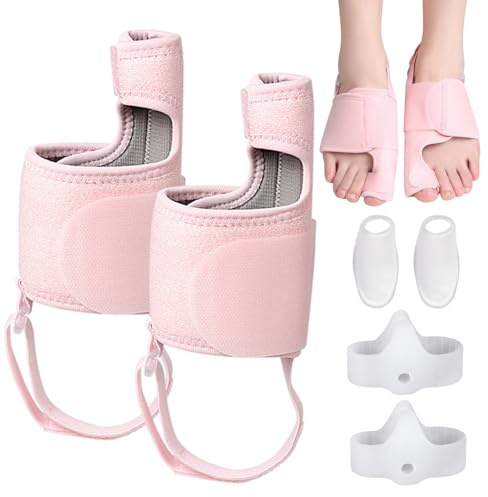 GWAWG Hallux Valgus Zehenspreizer für alle Zehen,6 Stück Zehen Separator Set für Hallux valgus Schmerzen