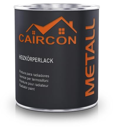 Heizkörperlack Metallschutz Heizungslack Seidenglänzend - Rustikal Rot 750ml
