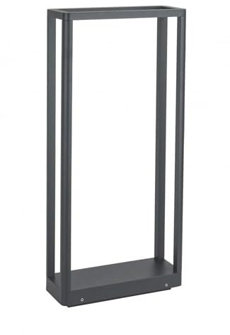 LED Wegeleuchte Aluminium Dunkelgrau IP65 Eingangsbereich Hof Terrasse 50 cm IP65 9 W 360 lm 4000 K neutralweißes Licht Außenlampe Garten DRYANE