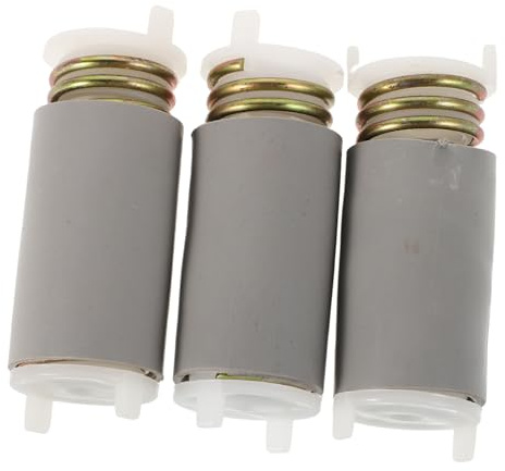 3pcs Washing Machine Shock Absorber Support Feet, Stainless Steel | Anti-slip Pads for Washer and Dryer, Effective Vibration Reduction, White Finish, Compact Accessory Pack Random Color