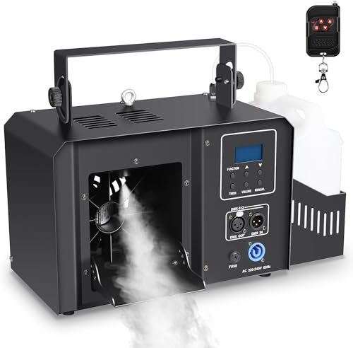 Telbum 700W Hazer Nebelmaschine mit Fernbedienung, Haze Effects Maschine, Dunstnebelmaschine, 2,1L Tankinhalt, DMX512, Timerfunktion, Fog Maschine für konstante Nebelerzeugung auf kleinen Bühnen, DJ