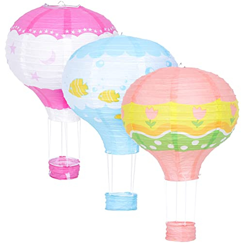 Linterna de Papel Colgante Creativa, 3 Piezas para Decoración