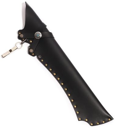 YIZITU Archerys Köcherhalter, mittelalterlich, PU-Leder, Gürteltasche mit Haken, Taillenmontage, tragbar