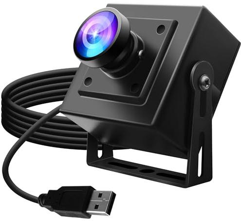 ELP 0.0001Lux Starvis USB Camera Grandangolare 1080P H.264 Webcam a bassa luminosità per computer Mini UVC USB2.0 Lightburn FOTOCAMERA HDR 100dB Webcam ad alta velocità 1080P @ 30fps Illuminazione