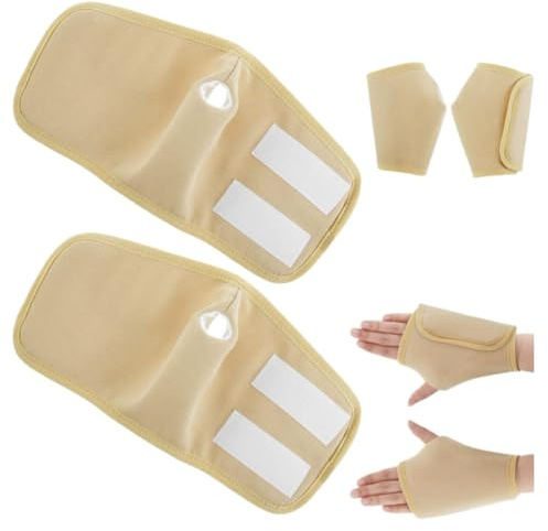 Qiantull 2 Stück Castor Oil Pack Rizinusöl Packung Wrap Organic Wiederverwendbare Castor Oil Pack Hand Rizinusölpackung für Leberentgiftung Verstopfung Muskelschmerzen 2 Handgelenktaschen