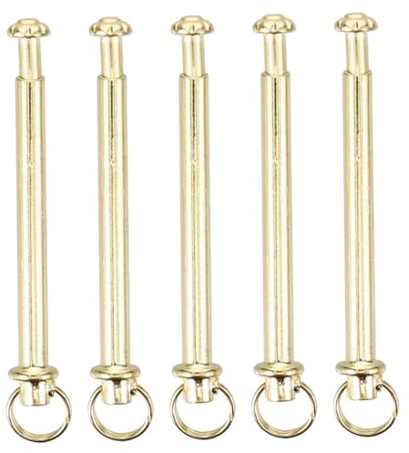 Rivetti in Acciaio Inox per Ventaglio Pieghevole, 5 Set Oro