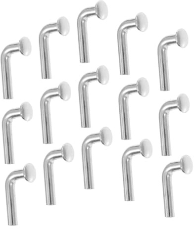 Anneome 50 Piezas Pasadores Seguridad para Estanterías Palets Pernos Resistentes Acero con Cabeza Plana Accesorios para Almacenamiento Pesado Diseño Galvanizado Instalación Sencilla y