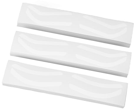 Asixxsix Stencil per Sopracciglia, 150 Fogli Adesivi Monouso per Modellare le Sopracciglia Adesivo Modello per Adatto Alla Pelle con Adesivo e 3 per Tutte le Forme del Viso