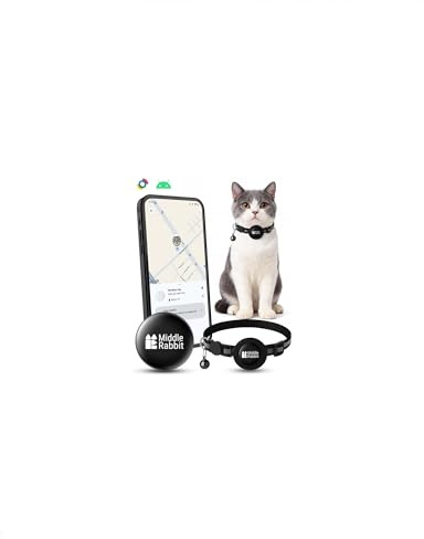 Cat Tracker Collar for Android, Cat Tracker with Collar, Works with Google Find Hub, No Monthly Fee, Pet Tracker for Cats