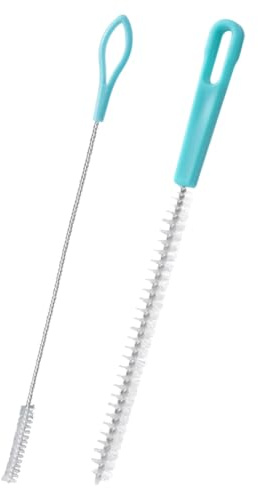 Cepillo para Agujeros de Raíz de Loto de Plástico, 2 Piezas