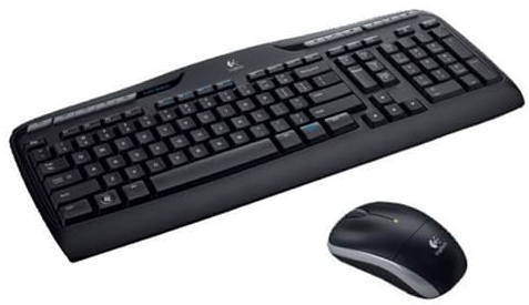 Logitech MK330 Kabelloses Tastatur-Maus-Set | 2.4 GHz Unifying USB-Empfänger, 4 G-Tasten, 12-24 Monate Batterie, PC/Laptop, Ungarisches Layout - Schwarz