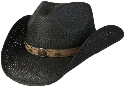 Conner Millersview Strohhut Raffiahut Sonnenhut Westernhut Cowboyhut Damen/Herren - Frühling-Sommer Sommer
