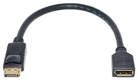 chenyang CY DisplayPort Display Port Stecker auf Buchse M/F-Verlängerung Kabel verlängern 0,2 m