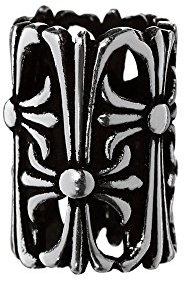 NKlaus Mittelalter Haarschmuck Bartperle Ritter Kreuz 925 Sterlingsilber Silber Lockenperle 6450