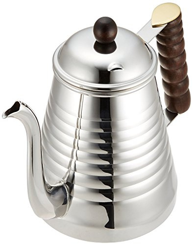 Kalita 52073 Wave 1L Stainless Steel Drip Kettle, Pot, 1000, Silver