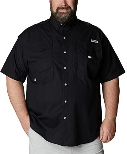 Columbia Sportswear Short Sleeve Bonehead Shirt BLACK Lg