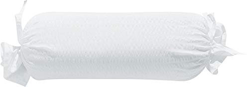 Erwin Müller Nackenrollenbezug Seersucker Uni Serie Rosenheim - pflegeleicht, bügelfrei, mit Bindebändchen