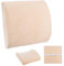 ADEPTNA Memory Foam Ergonomic Back Support Pillow Cushion - Posture Therapy Therapeutic Orthopaedic Instant Pain Relief Comfortable Pillow for Home Office Car Armchair Wheelchair Sofa