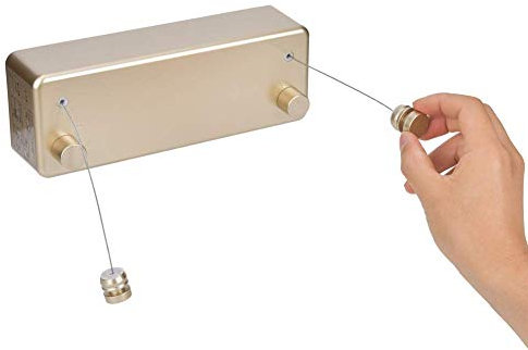 Cafopgrill Indoor Wäscheleine, Dual Lines Retractable Wäscheleine Wäschetrocknungslinie für Indoor Hotel Home Balkon Badezimmer 4m/13.1ft(02)