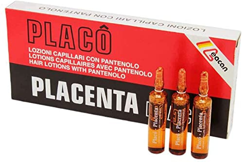Placenta Placo pour la perte de cheveux pour un traitement intensif (24 fioles de 10,4 ml chacune)