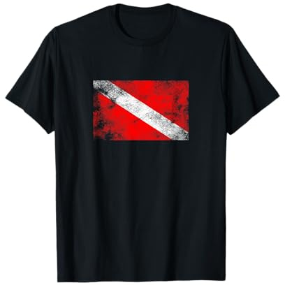 Diver Down Dive Flag Scuba Dive Ocean Schnorchel Scuba Diving T-Shirt
