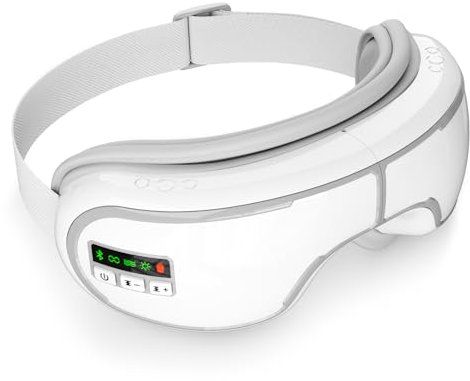 klobela Augenmassagegerät mit Wärme, FSA/HSA-berechtigte Augenmaske, Kompressionsmassage, Augenmassagegerät zur Linderung von Migräne, reduziert Augenringe und Belastung, verbessert den Schlaf