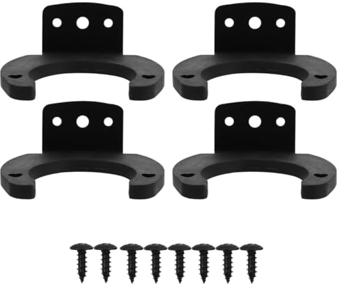 SUPVOX 4pcs Mikrofon Haken Drahtlose Mikrofone Mikrofon Ständer für Schreibtisch Clip auf Mikrofon Drahtlose Mikrofon Wandhalterung Halter Wireless Mic Halter Mikrofon Aufhänger Clip Schmiedeeisen