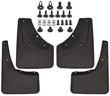 Blueshyhall Parafango auto per Jimny JB64 JB74 2019 – 2023, 4 pezzi paraspruzzi auto anteriore e posteriore paraspruzzi auto ABS, parafango per auto auto