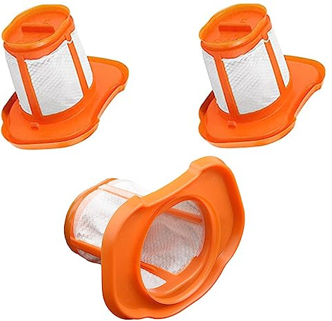 3 Pieces Filter Accessories for Vacuum Cleaners Black Decker Dustbuster BHHV320B BHHV320J BHHV520BFP BHHV520BFP BHHV520BT BHHV520JF Replacement Filters Accessory Spare Parts Washable (Orange)