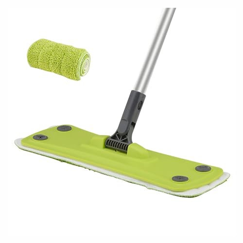 Trapeador Multifuncional para Lavado De Pisos, Trapeador De Piso Plano Trapeador De Polvo Seco Y Húmedo para Baldosas De Vinilo Laminadas De Madera Dura Piso De Pared De Madera