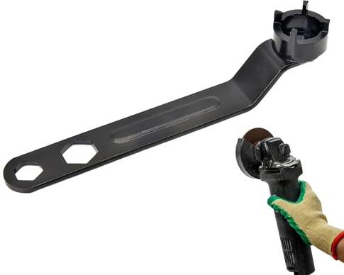 Angle Grinder Wrench Tool - 4 Claw Grinder Spanner Tool,Special Wrench Angle Grinder, Angle Grinder Pin Wrench, Angle Grinder Flange Nut for Most Grinders