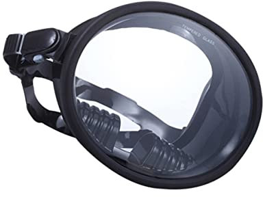 HONMEET Schwimmbrille Anti-beschlag Taucherbrille Glas-tauchmaske Weitfeld-Design Mit Flüssigsilikonfutter Für Tauchen Schnorcheln Schwimmen Schwarz