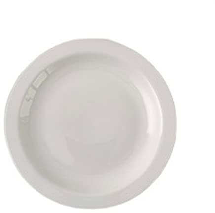 Assiette Plate à Dîner Assiette à gâteau Assiette à dessert Assiette à dîner blanche unie Restaurant Cuisine Assiette à dîner régulière Disque compact Café Assiette plate à dessert Assiettes à Dessert