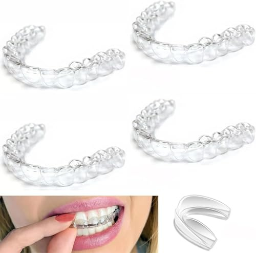 4 Bite Dentale Automodellante anti Russamento Notturno Digrignare denti Bruxismo