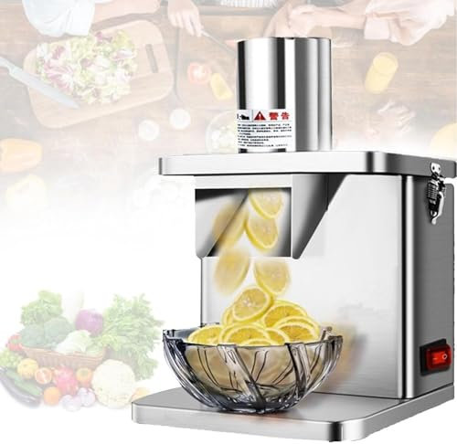 QLXYYFC Trancheuse De Légumes Multifonctionnelle Commerciale 2 en 1, Broyeur De Cubes, Machine De Découpe De Légumes, Hachoir À Légumes pour La Maison