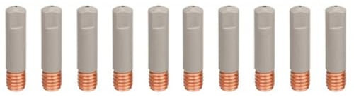 Pesfehhy 10 Stück MB15AK Schweißdüsenspitzen Beschichtung Schutz M6 Gasdüsenspitze 1,2 mm MIG-Schweißwerkzeugteile