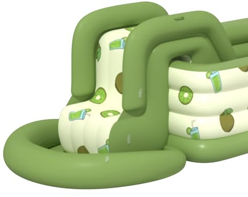 Toboggan aquatique pour piscine | Toboggan de bain pour | Toboggan aquatique gonflable robuste pour l'été pour jouet d'extérieur jardin famille eau plaisir