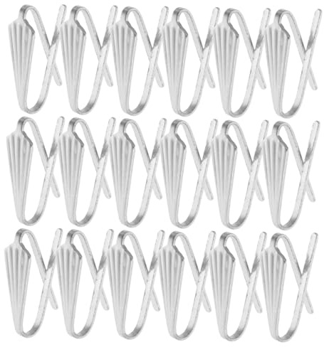 Luxshiny Chandelier Connectors Bow Tie Clips 4.5cm Chrome Fastening Pins for Lamp Parts Ceiling Light Crystal Replacement Accessories Diy 140pcs Set