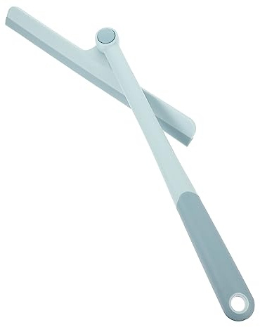 BAZEITFLOW 360° Rotating Glass Squeegee, T-Shape Window Cleaner with Ergonomic Handle, Portable PP and Tpr Water Scraper for Kitchen Glass and Window Cleaning
