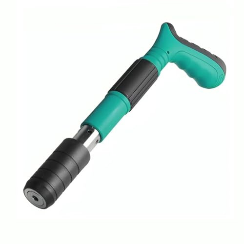 Rivettatrice Manuale Professionale, Pistola Sparachiodi per Chiodi Tondi e Rivetti in Acciaio ad Aria Compressa - Spara Chiodi per Cemento, Ferro e Legno - Chiodatrice Manuale