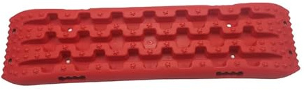 Bergungsbretter für Geländefahrzeuge Selbstrettung Anti-Rutsch-Platte 10T Auto Off-Board-Schneeketten Selbstfahrende Notfallausrüstung Schlammiger Sand Traktionshilfe(Red,1PC)