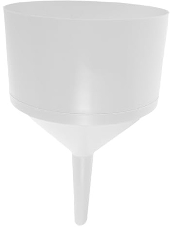 OFFIGAM Embudo Buchner para Filtración y Ligera de Plástico Blanco de 150 Mm en, Adecuado para Uso en Química y Educación