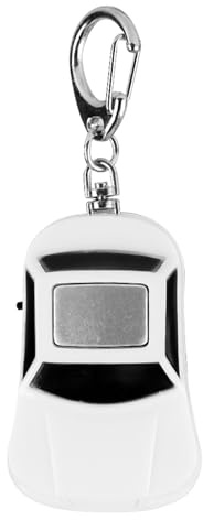 Omquot Localizzatore di chiavi a LED anti-smarrimento, fischietto, controllo sonoro per portafogli, animali domestici, borse, materiale ABS piccolo e leggero, 2 x AGE3, localizzatore portachiavi