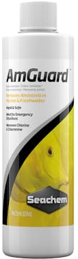 Seachem AmGuard - rimuove ammoniaca in acquari d' Acqua Marina e Dolce - 250 ml