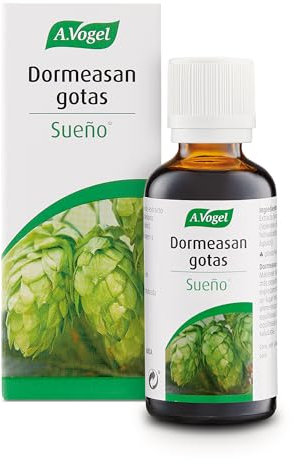 A.Vogel Dormeasan Gotas | Sueño Saludable con Valeriana y Lúpulo | Relajación Natural | Extractos Orgánicos | Gotas para Relajación | Bienestar Natural | 50 ml